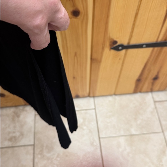 Apt. 9 Black Gathered Neckline Top - Picture 3 of 4